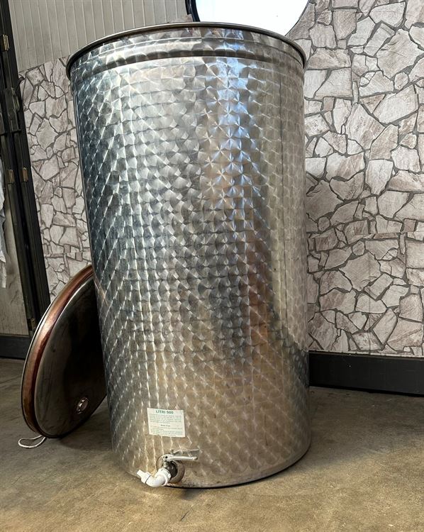 Botte - cisterna da 5 HL in acciaio inox