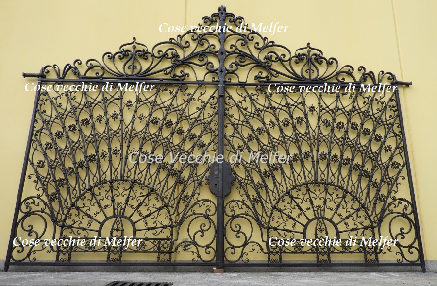 Cancello Giardino In Acciaio Corten 105x205 Cm - Cancelletto Esterno Con Serratura, Antiruggine Naturale - Foto 2